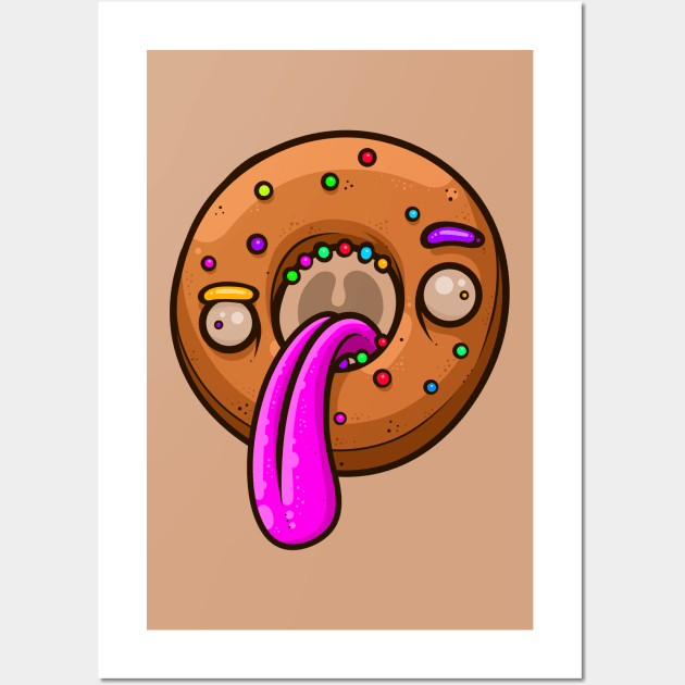 Donut Look At Me Wall Art by ArtisticDyslexia